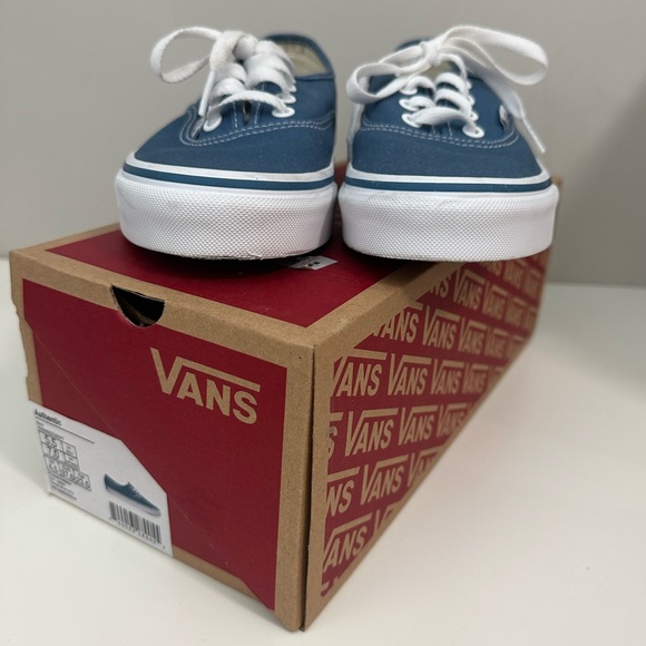 VANS Men’s Authentic Shoe Navy blue/True white | unisex Excellent condition - Picture 5 of 10
